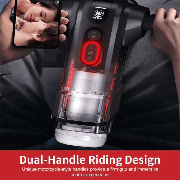 XT12 5-in-1 Thrusting Vibrating Suction Heating APP-Controlled Stroker