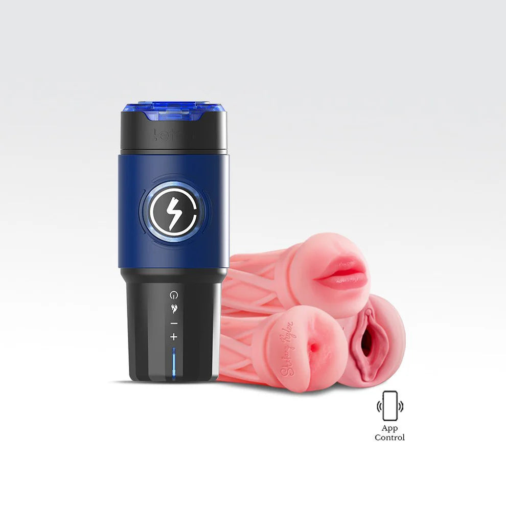 XT8 Max: Infrared Heat Auto Stroker with 3 Interchangeable Sleeves & App