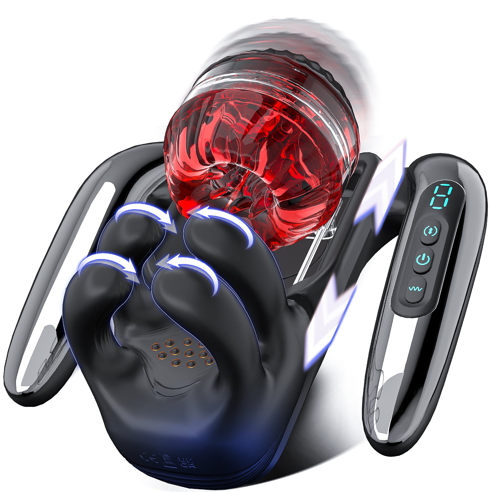 XG21 PLUS: 3-in-1 Auto Masturbator & Stamina Trainer with 9 Telescoping & Vibration Modes