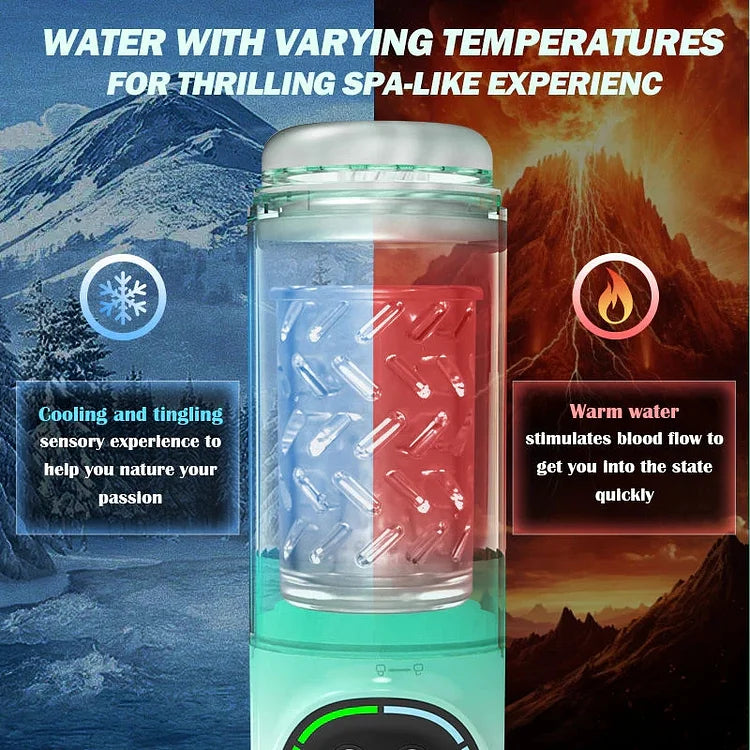 XR4 Waterproof Masturbator Sucking Rotating Thrusting Vibrating