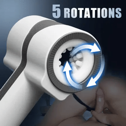 XR17 3 In 1 Masturbator Dual Separate Sleeve Rotating Thrusting Vibrating