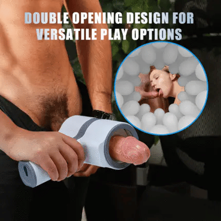 XR17 3 In 1 Masturbator Dual Separate Sleeve Rotating Thrusting Vibrating