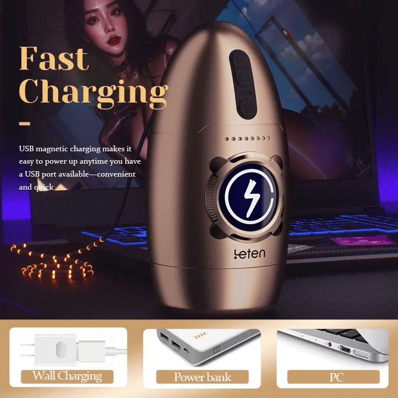 XR2 Male Masturbator 7 High Speed Rotating Up To 600rpm