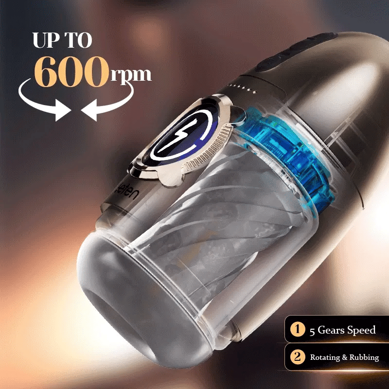 XR2 Male Masturbator 7 High Speed Rotating Up To 600rpm