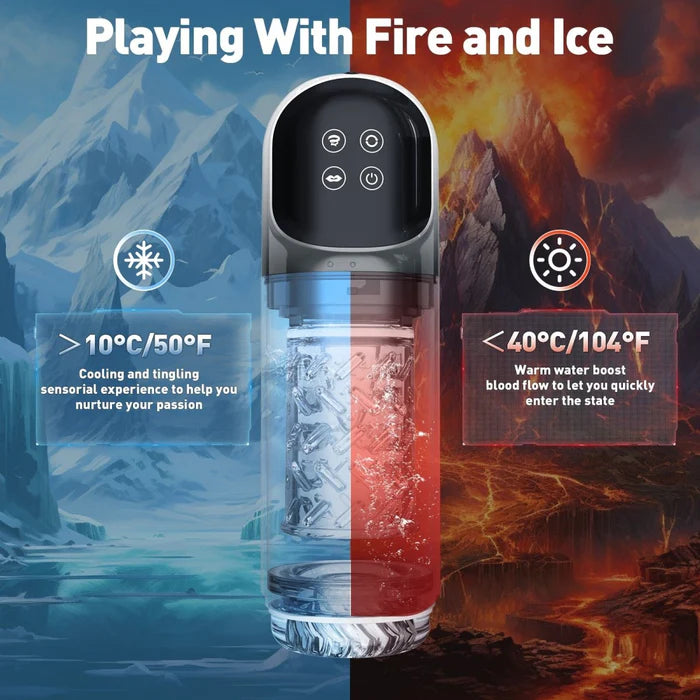 XR3 Plus 2 In 1 Blowjob Machine Dual Stimualtion Water Vacuum Pump