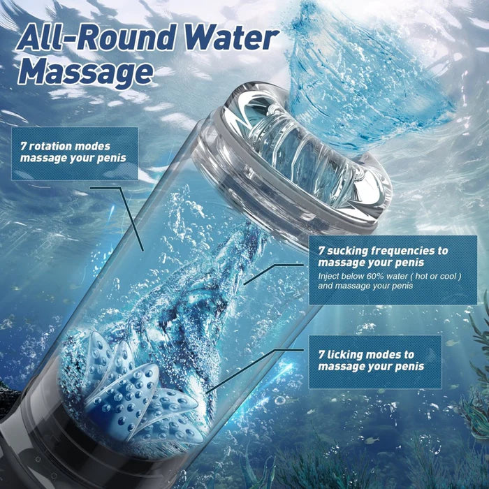 XR3 Plus 2 In 1 Blowjob Machine Dual Stimualtion Water Vacuum Pump