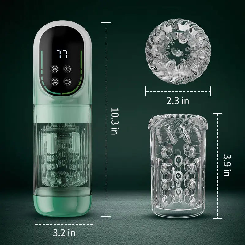 XR4 Waterproof Masturbator Sucking Rotating Thrusting Vibrating