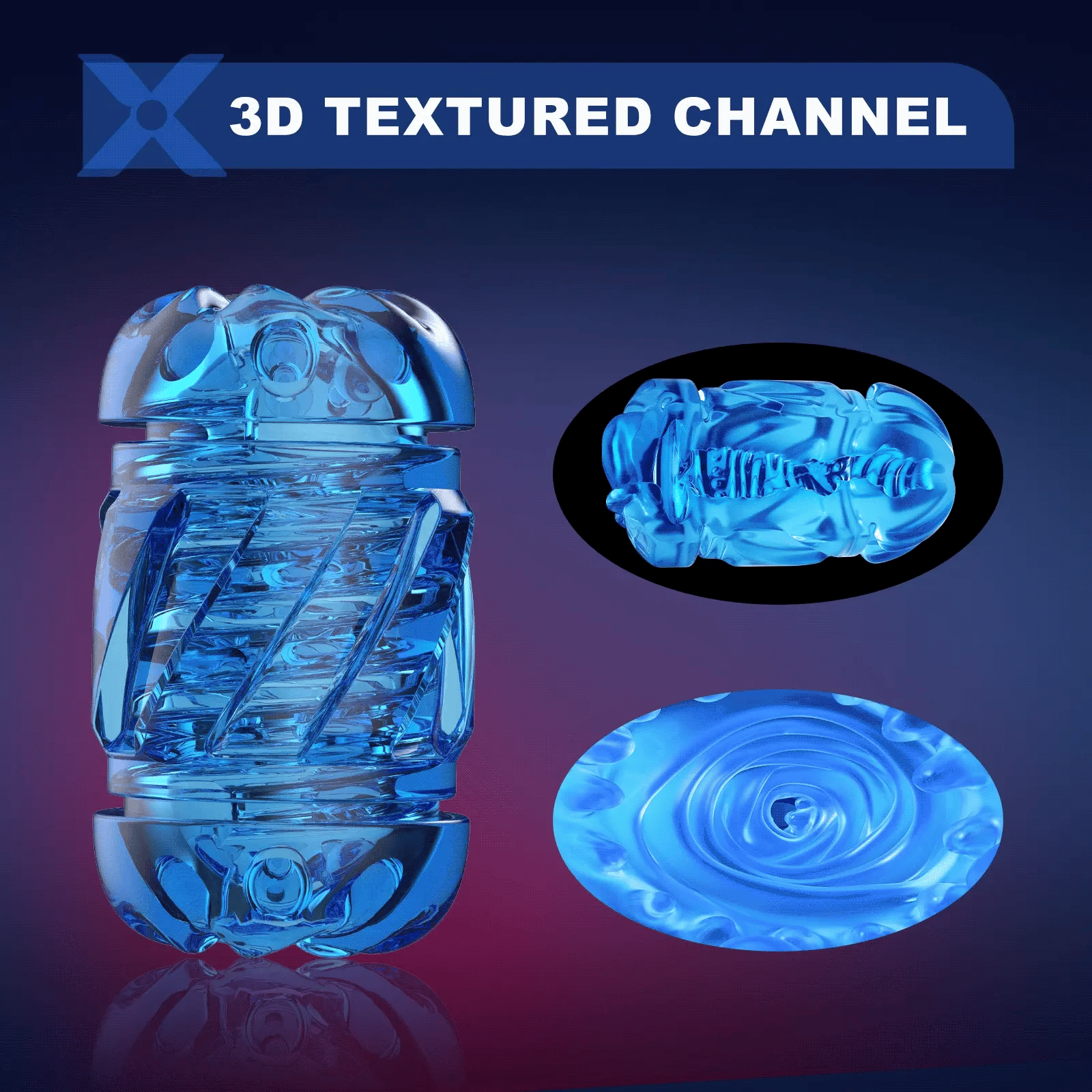 XT5 Auto Quickshot Stroker With 2 Sleeves 10 Modes & 10 Speeds