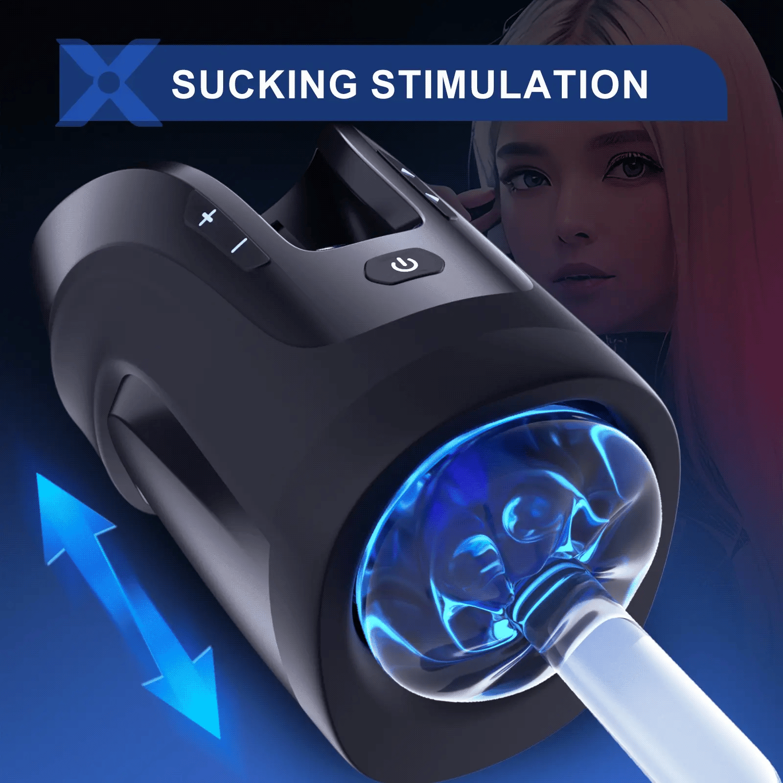 XT5 Auto Quickshot Stroker With 2 Sleeves 10 Modes & 10 Speeds