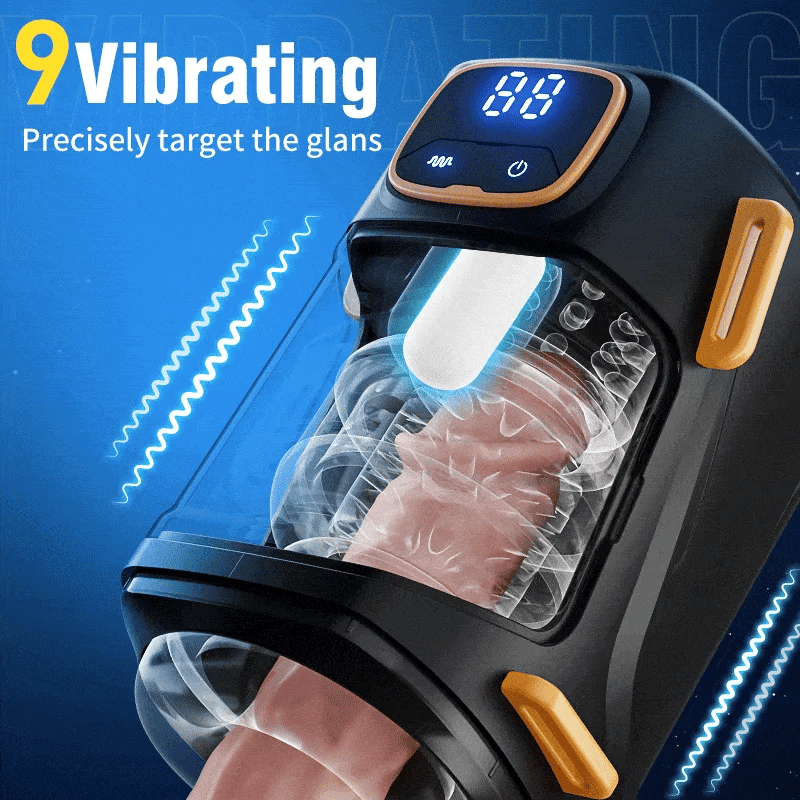 XT2 Portable Male Stroker with 9 Thrusting & Vibration Modes