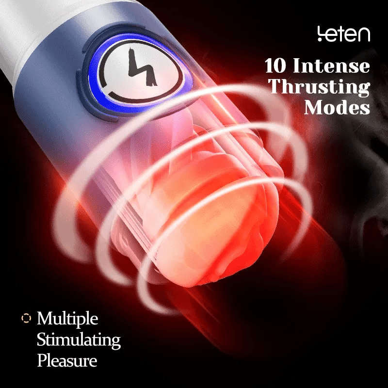 XT8 Realistic Male Stroker 10 Thrusting 10 Heating Strips