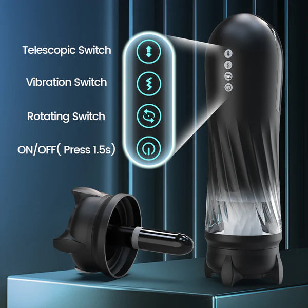 XT3 Ultra High Speed Male Masturbator Twisting Thrusting Vibrating