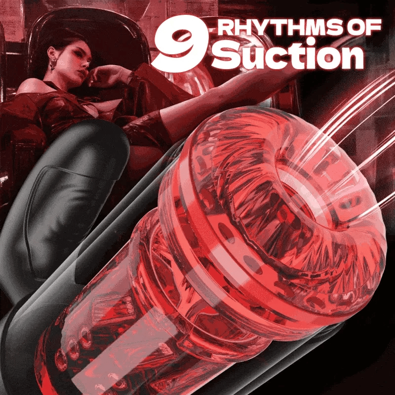 XS5 Male Stroker Thrusting Rotating Sucking with Detachable Handle