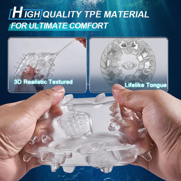 XT20 Male Stroker 7 Sucking Vibrating Thrusting Rotating 100% Waterproof