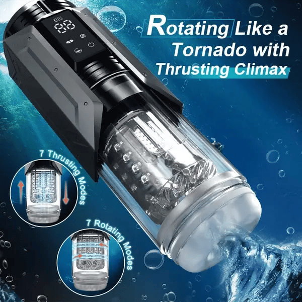 XT20 Male Stroker 7 Sucking Vibrating Thrusting Rotating 100% Waterproof