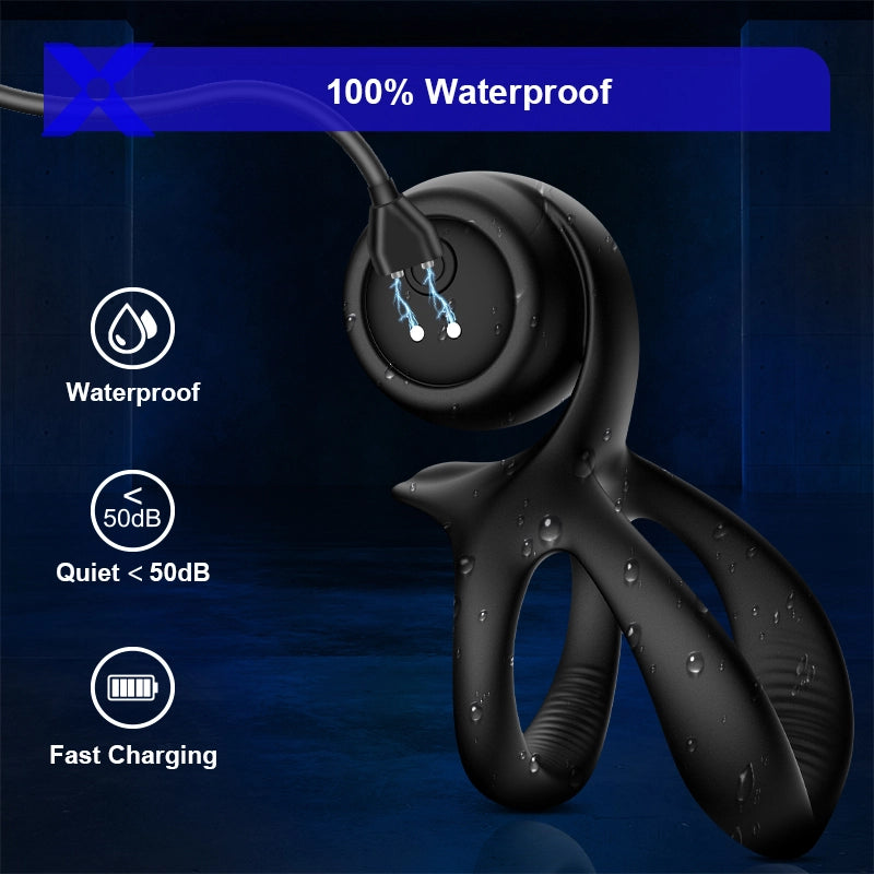 PR12 Penis Ring 10 Vibration Solo & Couple Sex Toy