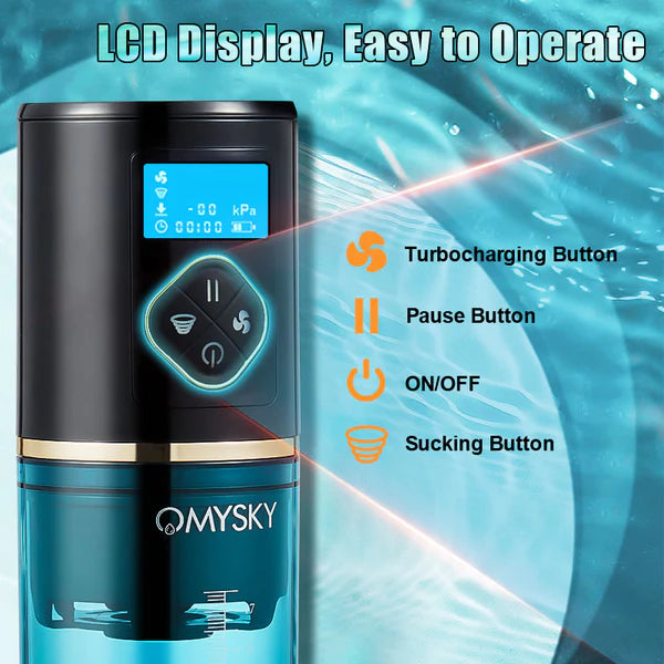 XP6 Hydro Penis Pump 6 Suction LED Display 100% Waterproof