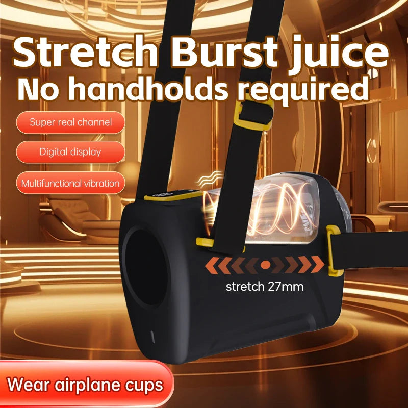 XT2 Portable Male Stroker with 9 Thrusting & Vibration Modes