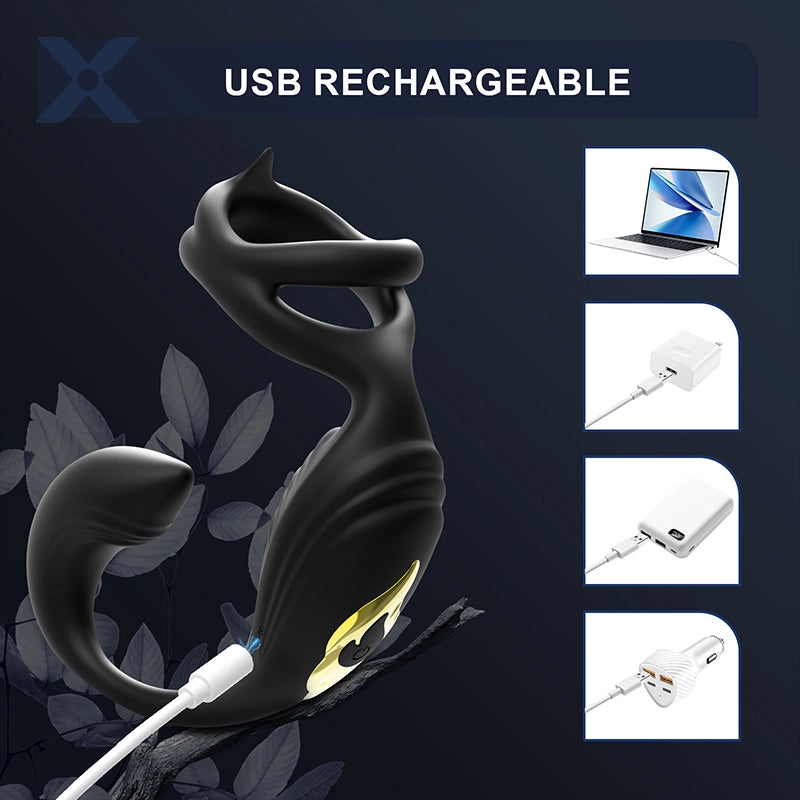 PM5 Prostate Massager Penis Testicle Perineum Anal Vibrator