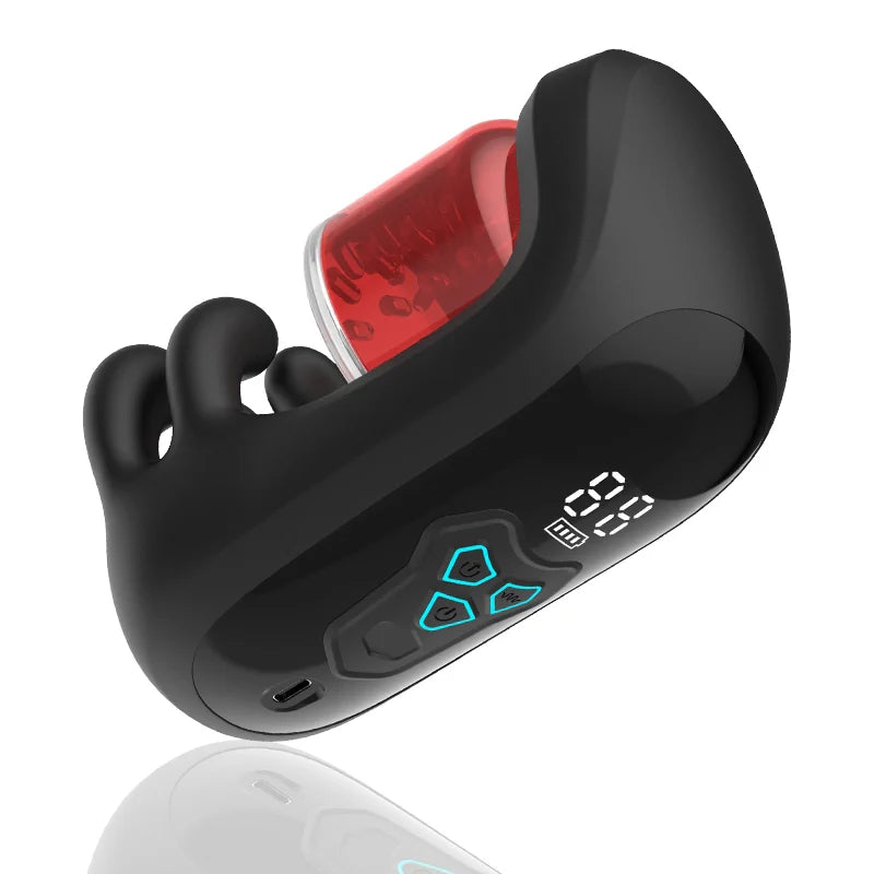 XG10: Male Glans Trainer with 9 Biting Rotation & Vibration Modes