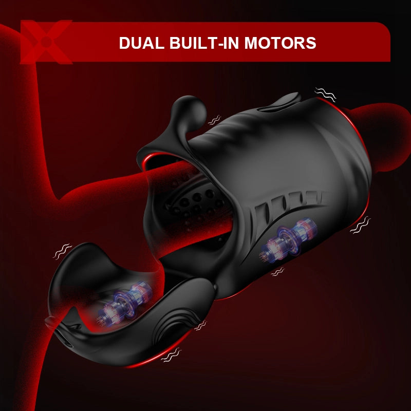 XG14 Glans Trainer 10 Vibration Penis Testicles Stimulator