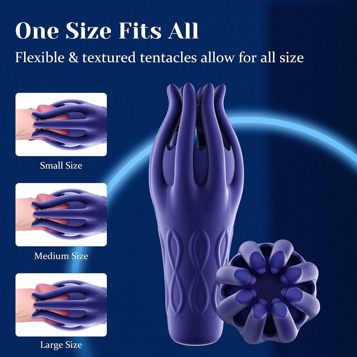 XG15 Glans Trainer 10 Vibration Squid Tentacle Stimulator