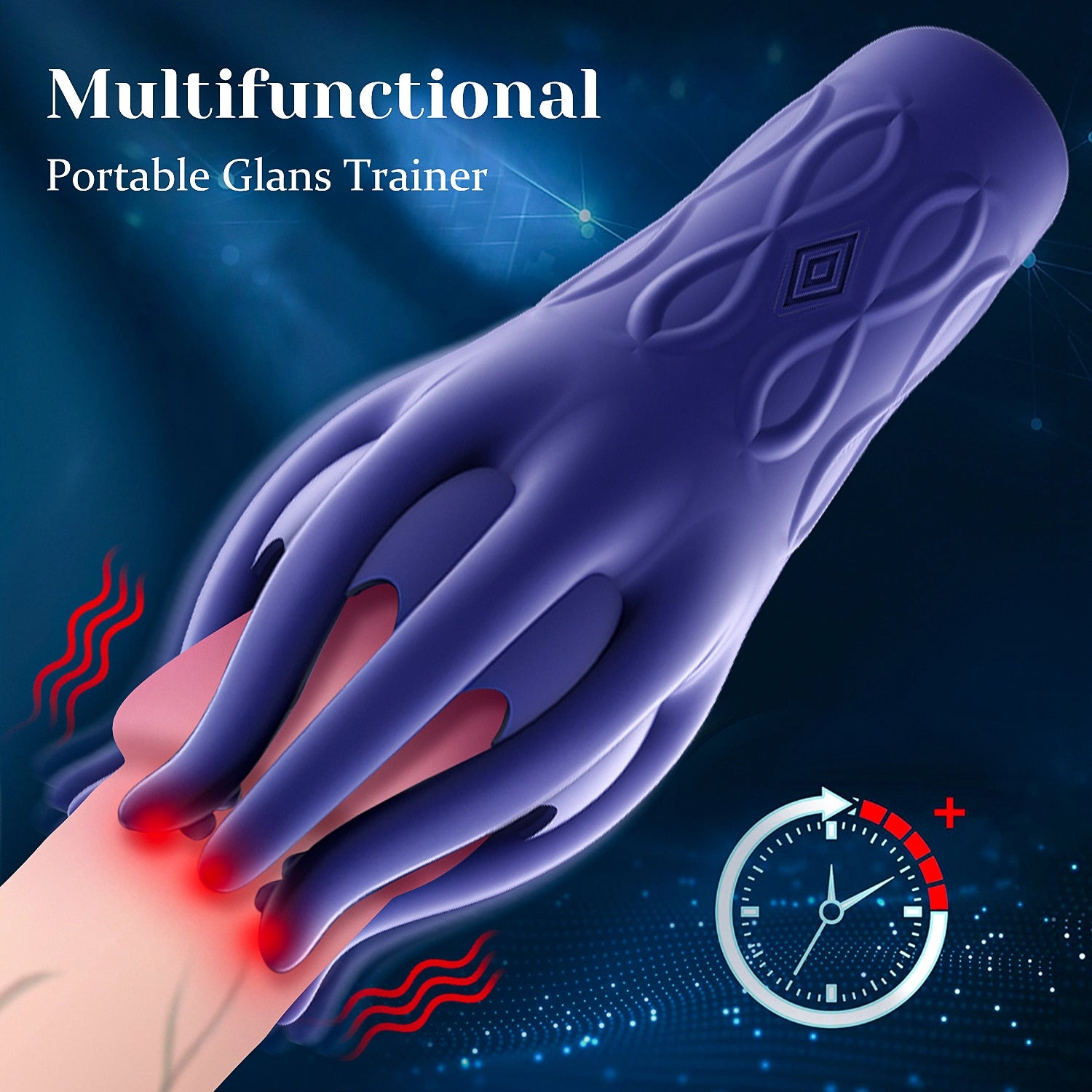 XG15 Glans Trainer 10 Vibration Squid Tentacle Stimulator