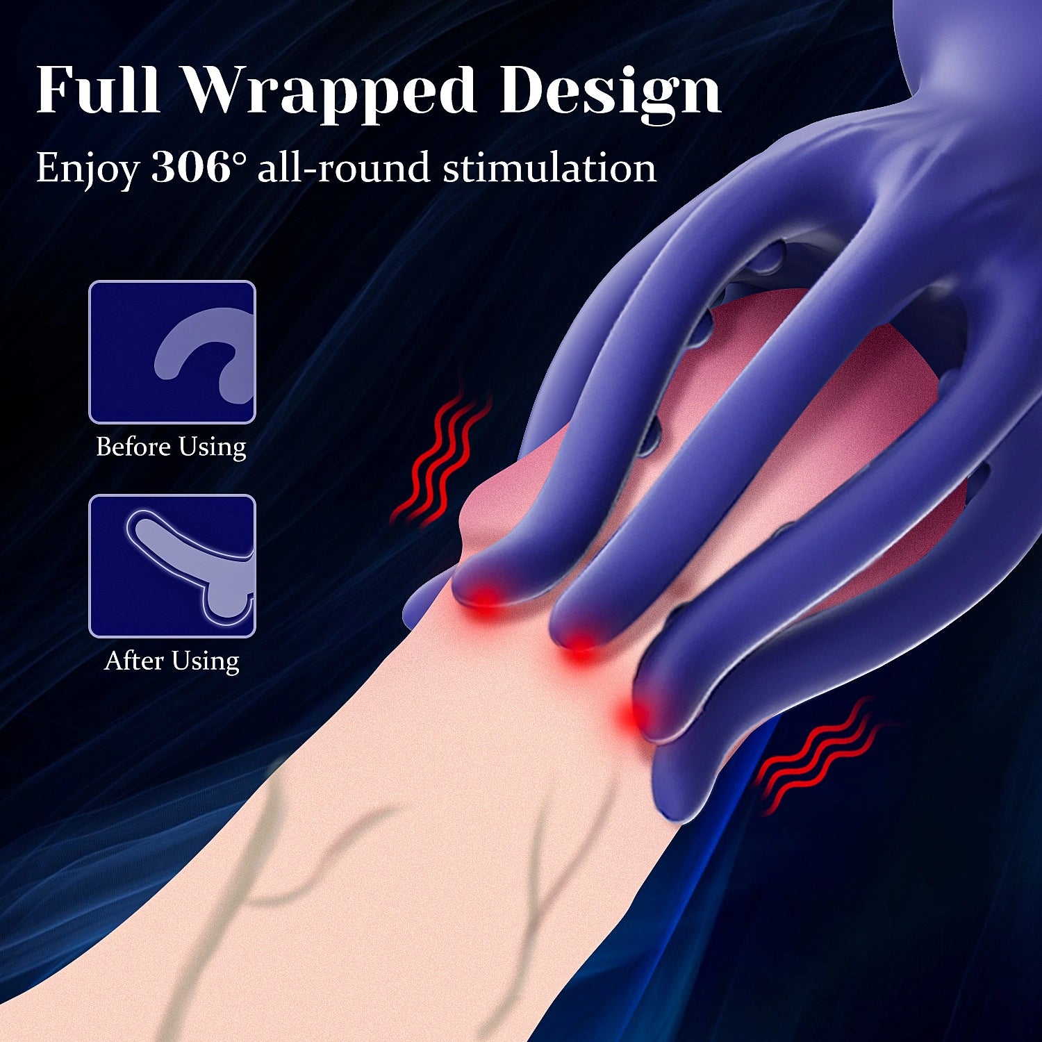 XG16 Glans Trainer 10 Vibration Octopus Tentacle Masturbator