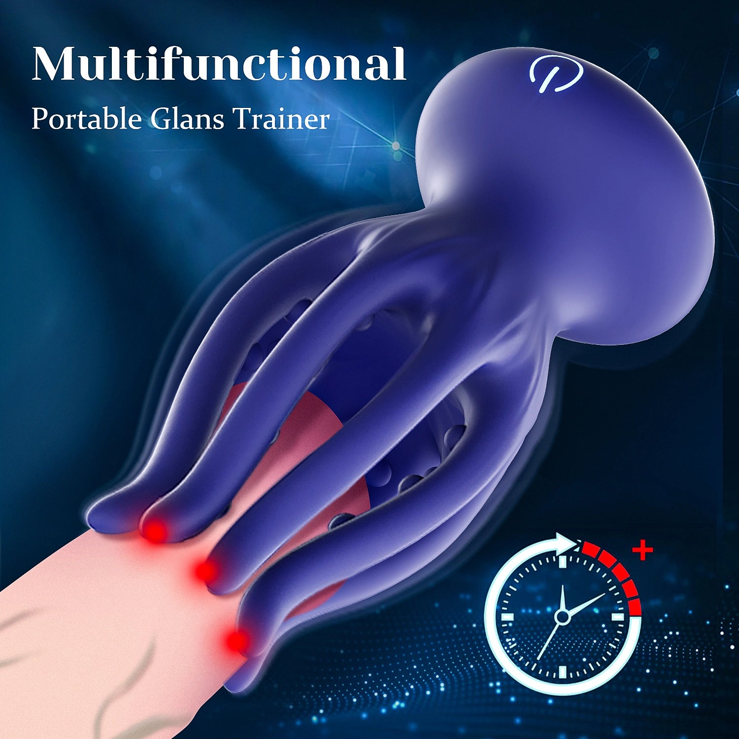 XG16 Glans Trainer 10 Vibration Octopus Tentacle Masturbator