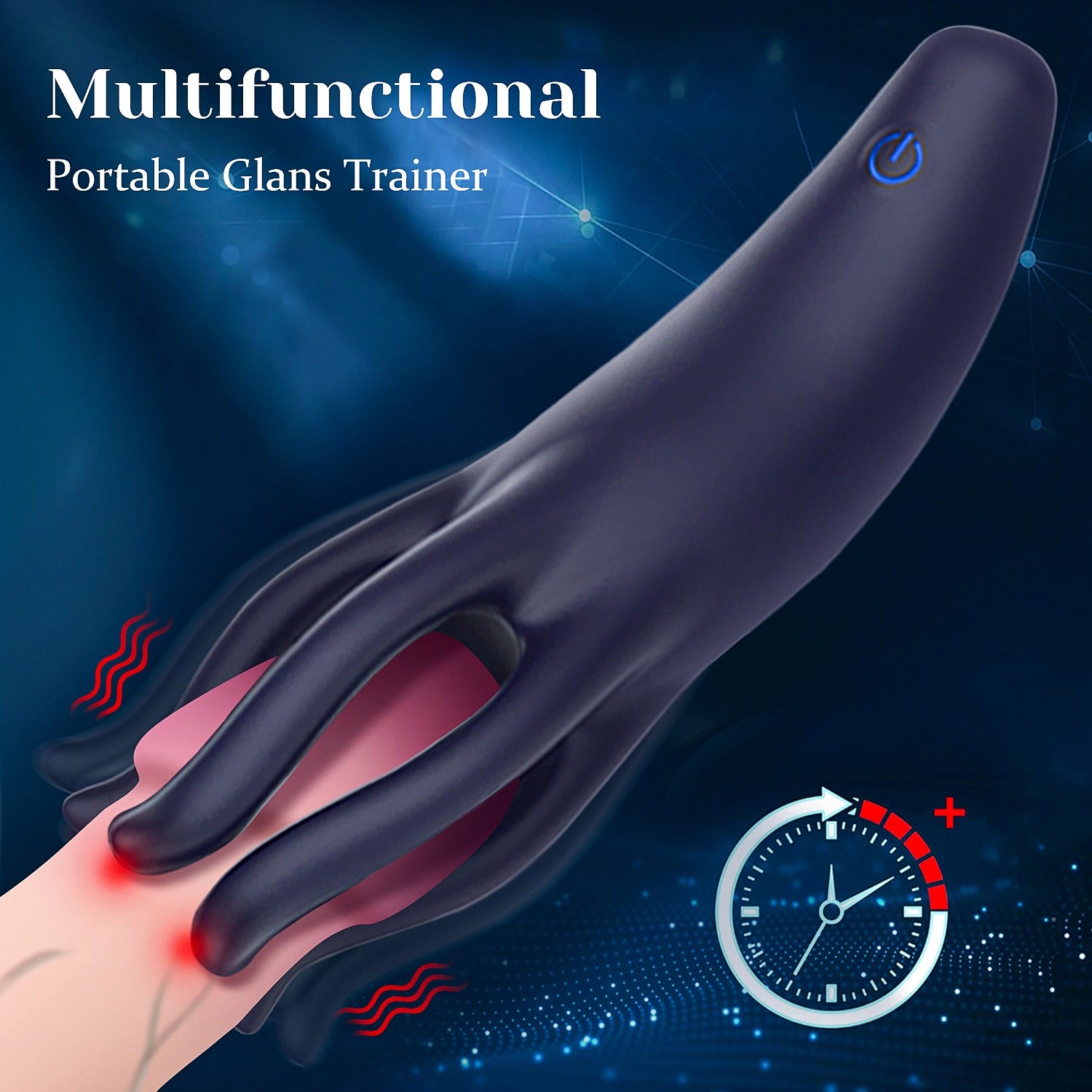 XG17 Glans Trainer 10 Vibration Monster Tentacle Massager