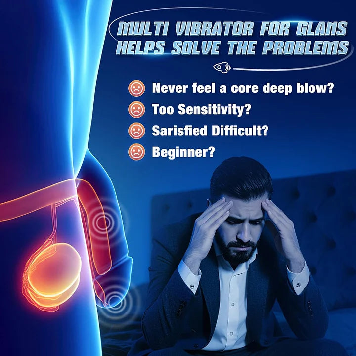 XG1 Pro Waterproof Glans Trainer Triple Stimulation 10 Licking Vibrating App Control