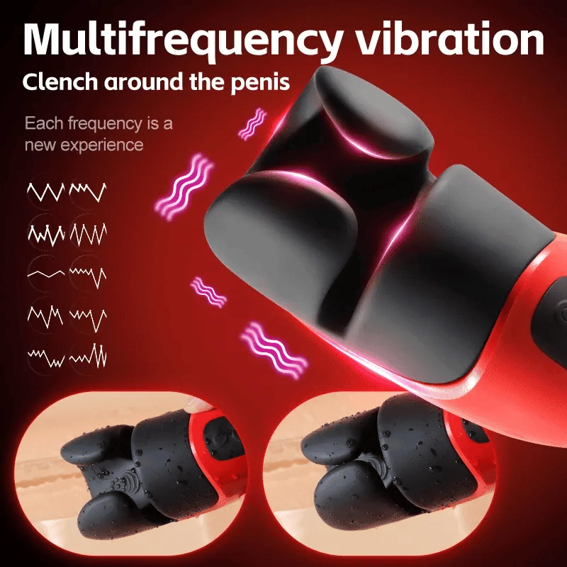 XG20 Glans Trainer 10 Clamping Vibrating Male Masturbator