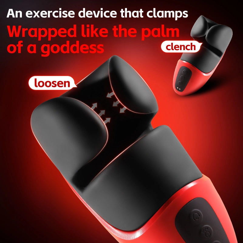 XG20 Glans Trainer 10 Clamping Vibrating Male Masturbator