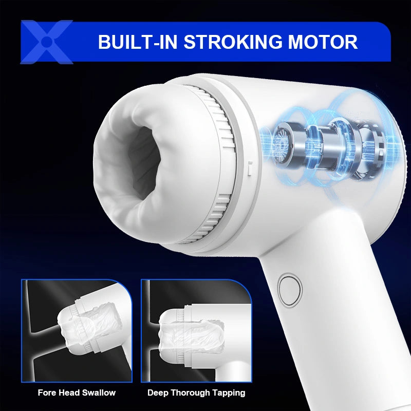 XG7 Glans Trainer 10 Sucking Vibrating 100% Waterproof Masturbator