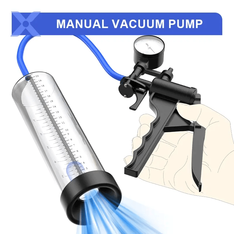 XP18 Manual Penis Pump with Barometer & Scale