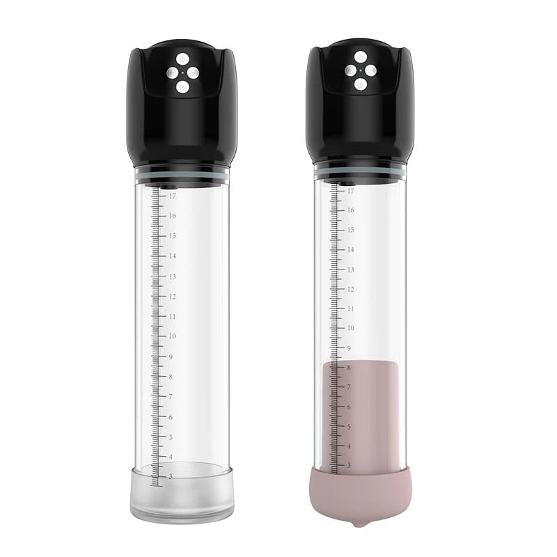 XP7 2 In 1 Vacuum Penis Pump 6 Suction Moaning 3D Realistic Sleeve