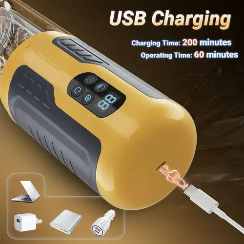 XR15 Male Masturbator Thrusting Rotating Licking Vibrating One-Key Burst