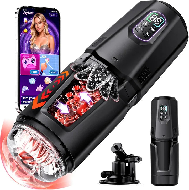 XR19 Hands Free Masturbator Thrusting Rotating Vibrating App Interaction