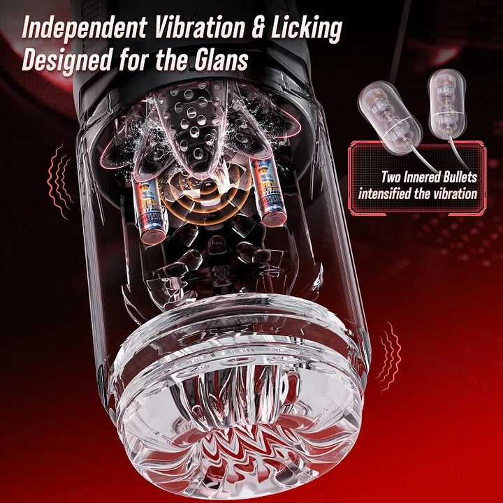 XR19 Hands Free Masturbator Thrusting Rotating Vibrating App Interaction