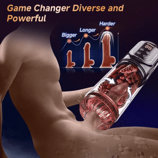 XR4 Pro App & Waterproof Masturbator Sucking Rotating Thrusting Vibrating