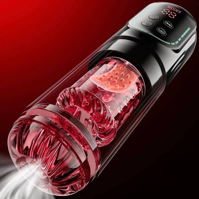 XR4 Pro App & Waterproof Masturbator Sucking Rotating Thrusting Vibrating