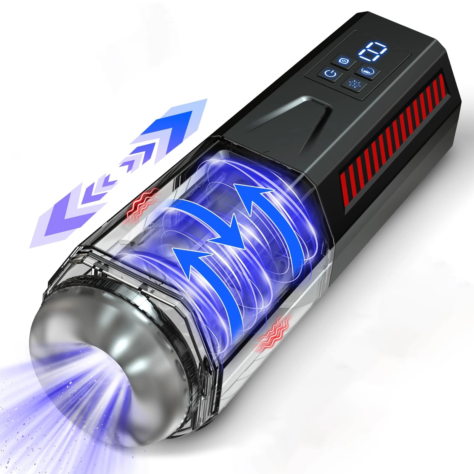 XR6 Blowjob Machine 7 Thrusting Rotating Vibrating Waterproof