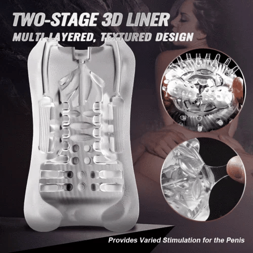 XS14 Pro Male Handle Masturbator Dual Motor 5 Suction 10 Vibration