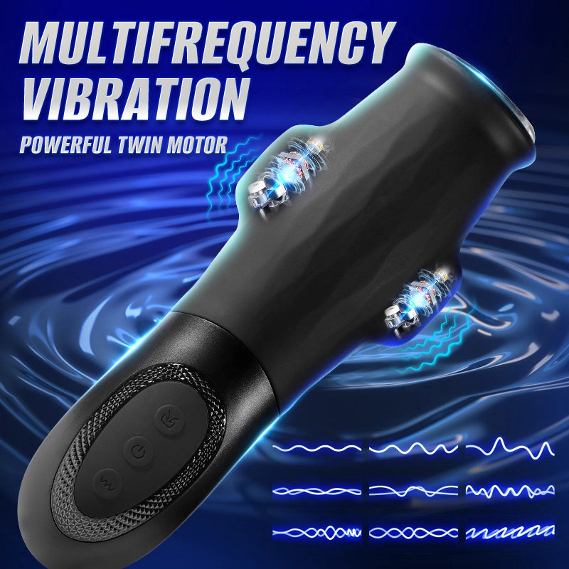 XS3 Male Masturbator 9 Vibration 5 Suction for Small Penis