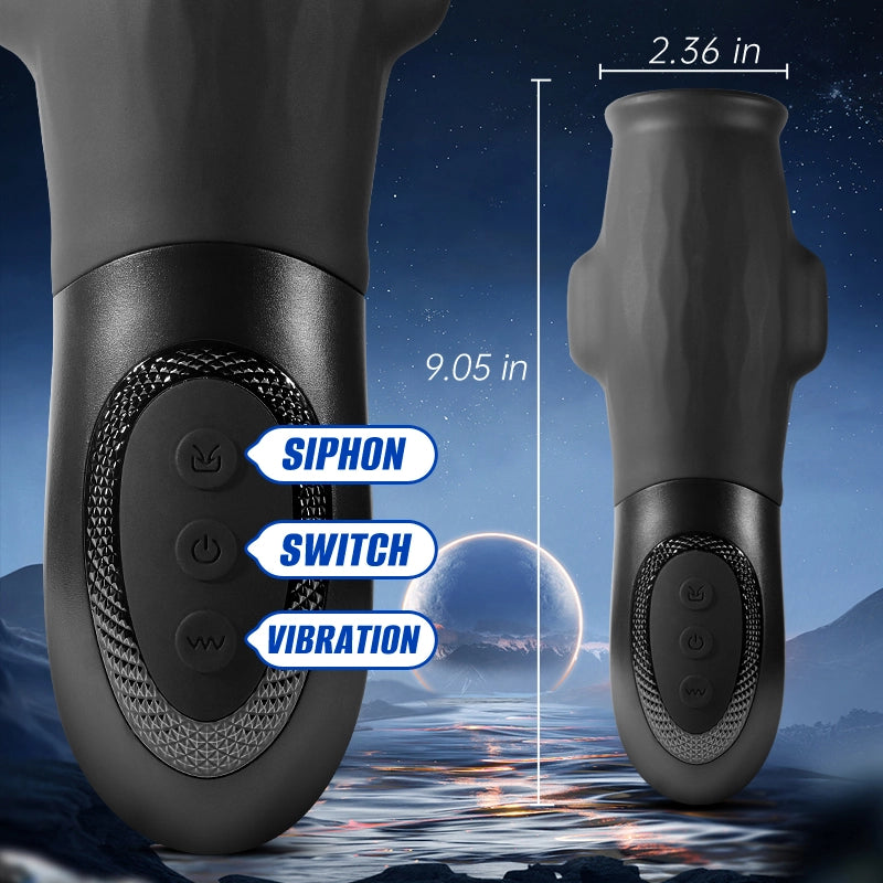 XS3 Male Masturbator 9 Vibration 5 Suction for Small Penis