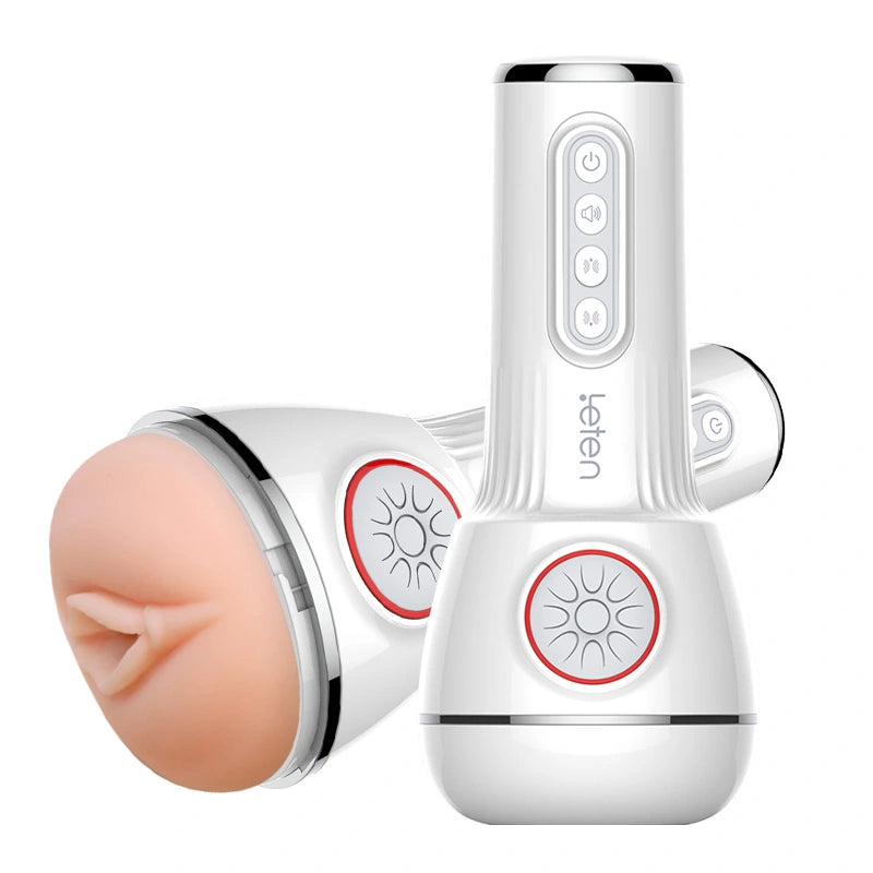 XS4 High-end Male Masturbator 3D Realistic Electric Pocket Pussy