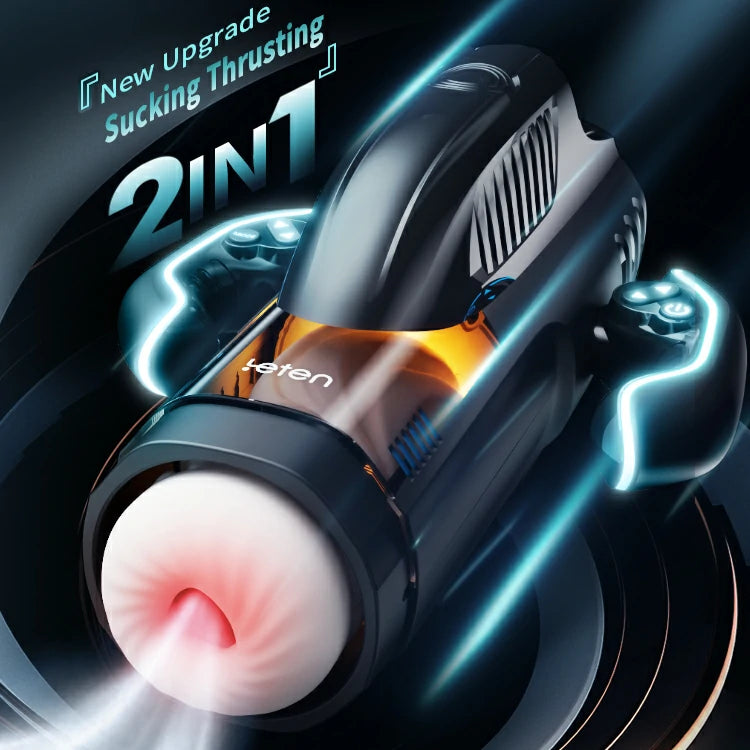 XS9 High-end Stroker 10 Sucking Thrusting 5 Speeds Heating Masturbator