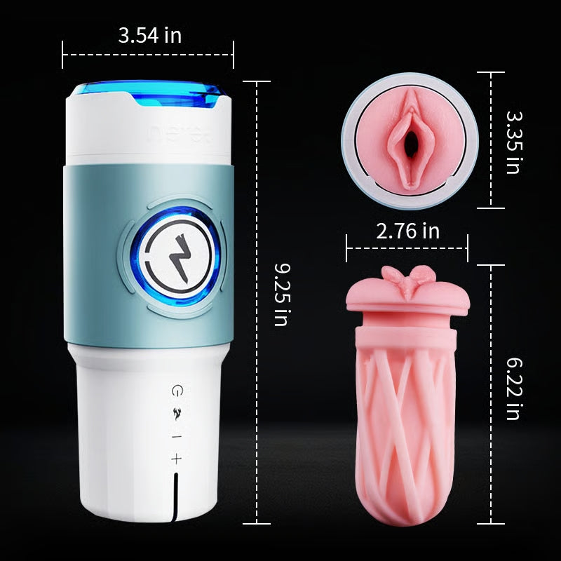 XT8 Realistic Male Stroker 10 Thrusting 10 Heating Strips