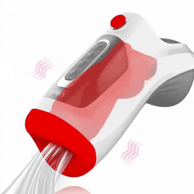 XV1 Vibrating Stroker with 10 Vibration Air Control Vacuum & Voice Function