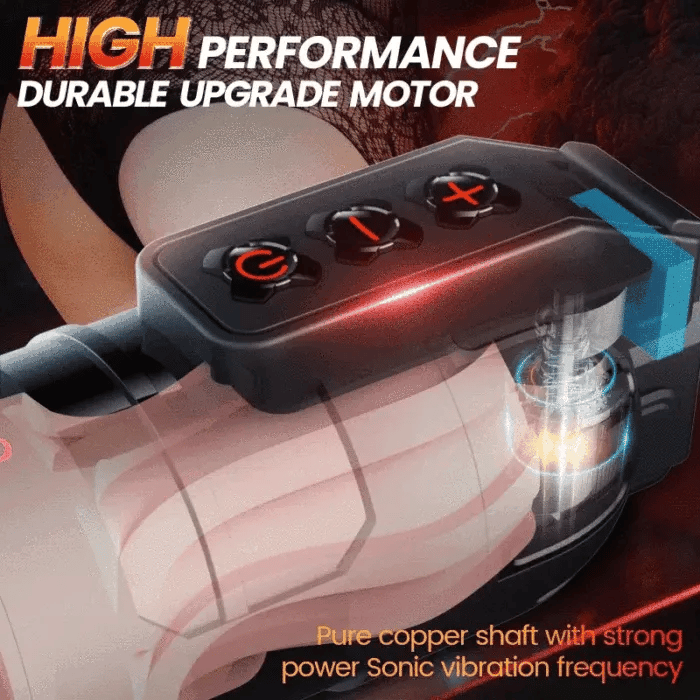 XV3 Portable Realistic Masturbator 10 Vibration App-Controlled Voice Interaction